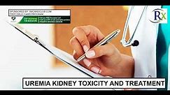 Uremia Kidney Toxicity And Treatment