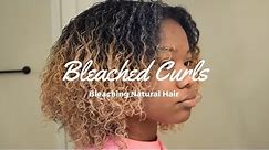 Bleaching Natural Hair Tutorial