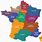Regions France Carte