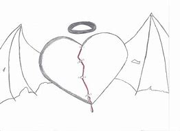 Image result for Simple Fixed Heart Drawings Emo