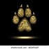 Image result for Gold Paw Print No Background