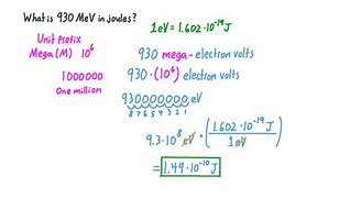 Image result for Joules to Megajoules