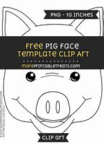 Image result for Pig Face Template