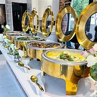 Image result for Gold Chaffing Dishes Catering