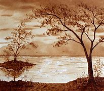 Image result for Coffee Art Painting Nature