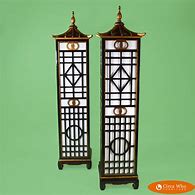 Image result for Pagoda Lamps Pair