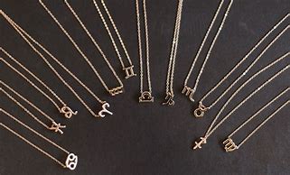 Image result for Gold Zodiac Necklace