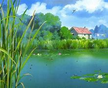 Image result for Ghibli Landscape