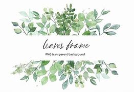 Image result for Watercolour Leaf Border