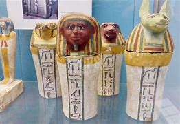 Image result for Canopic Jars Ancient Egypt