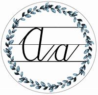 Image result for Flowery Cursive Alphabet