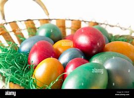 Image result for Basket of Easter Eggs