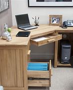 Image result for Oak Computer Desk