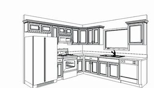 Image result for Sketches of Personalized Kitchen