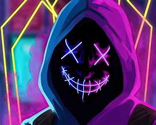 Image result for Cool Neon Mask Wallpaper 4K