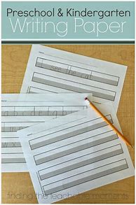 Image result for Kindergarten Handwriting Paper Roll