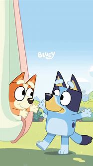 Image result for Bluey and Bingo Pink Wallpaper