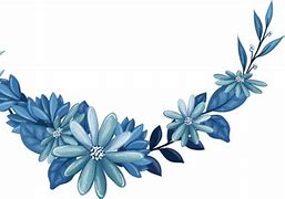 Image result for Aesthetic Blue Flowers PNG