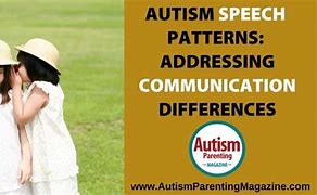 Image result for Autism Talk Chart