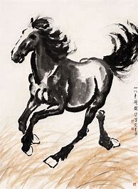 Image result for Xu Beihong Horse Painting