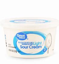 Image result for Great Value Sour Cream