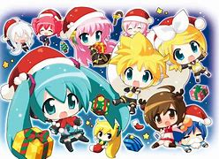 Image result for Party Chibi Anime New Year