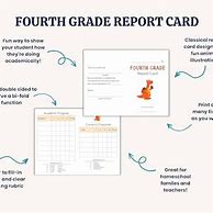 Image result for 4th Grade Report Card