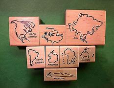 Image result for Continents Stamps