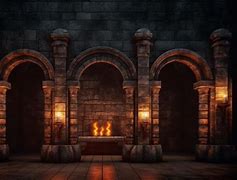 Image result for Empty Fireplace Room Dark