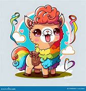 Image result for Rainbow Unicorn Llama