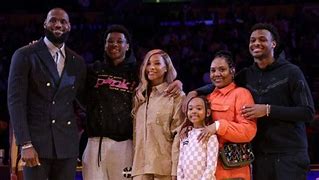 Image result for LeBron James with Kids