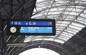 Image result for Train Station in Praha 7