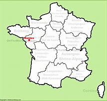 Image result for Map of Nantes