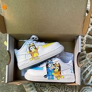 Image result for Bluey Custom Air Force 1s