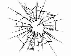 Image result for Broken Glass Drawing Simple