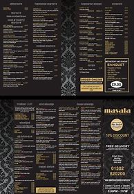 Image result for Masala Lancaster Menu