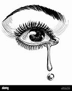 Image result for White Tear Black Background