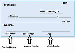 Image result for PNC Bank Check Sample