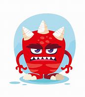 Image result for Cute Red Monster Clip Art