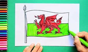 Image result for Easy Draw Welsh Dragon