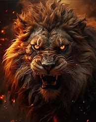 Image result for Angry Lion in the Dark Wallpaper