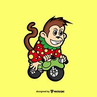 Image result for Monkey Riding Motorcycle