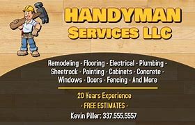 Image result for General Handyman Business Card