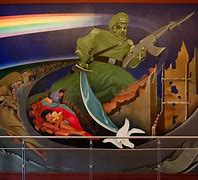 Image result for Denver Airport Weird Murals