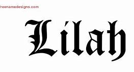 Image result for Lilah Name