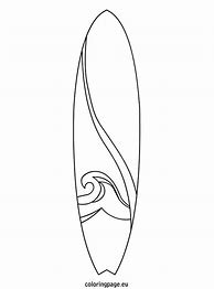 Image result for Surfboard Outline