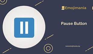 Image result for Pause Blue Emoji