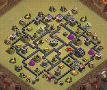 Image result for Map Clash of Clan HDV 8