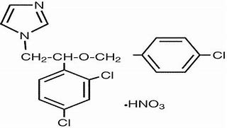 Image result for Econazole Nitrate Structure