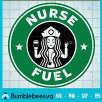 Image result for Starbucks Nurse SVG